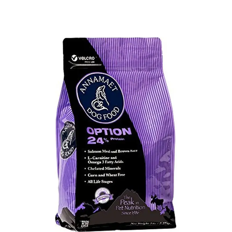 Annamaet Original Option Dog Food 24% Protein Salmon & Brown Rice 5lb