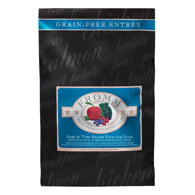 Fromm Four-Star Nutritionals Surf & Turf Recipe Food for Dogs 26 lb