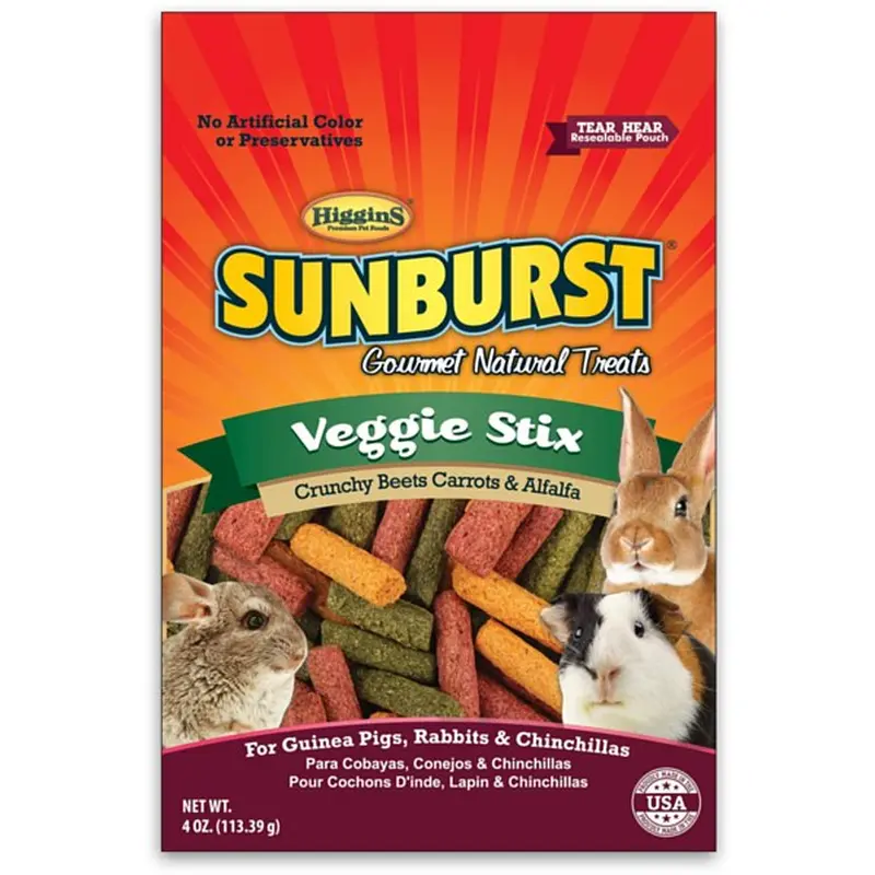 Higgins Sunburst Veggie Garden Small Animal Treat  5 Oz