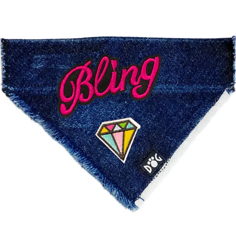 Bling Denim Bandana