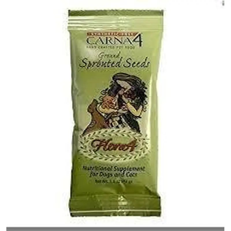 Carna4 Flora4 Ground Sprouted Seeds Food Topper