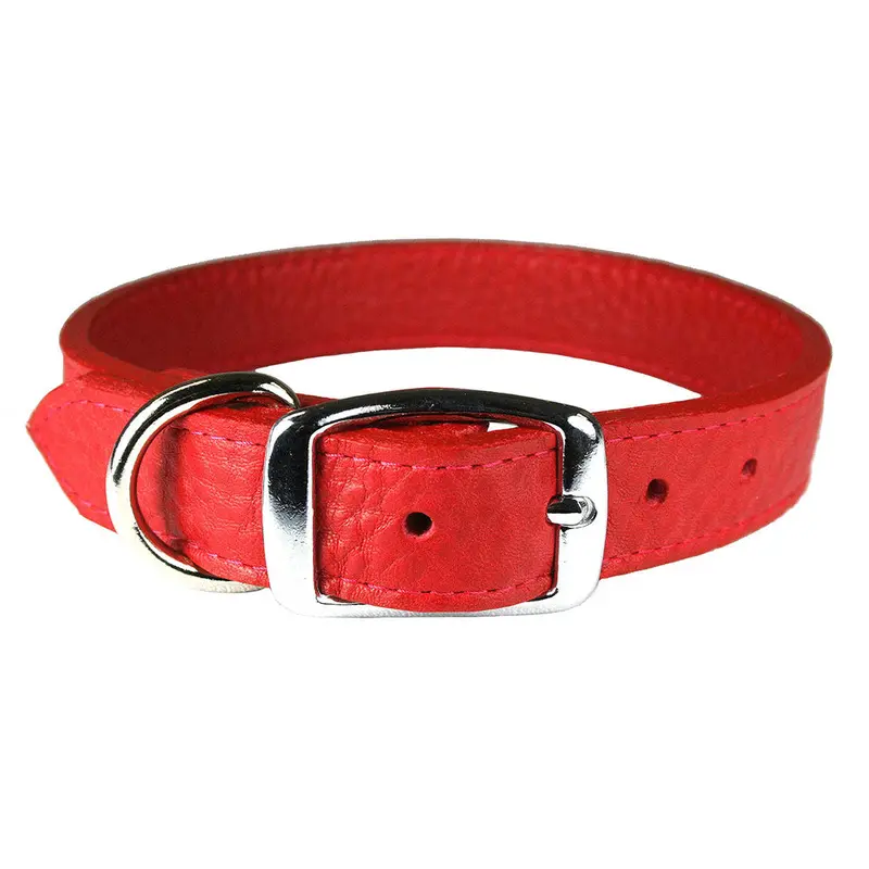 Ruby Luxe Leather Dog Collar / Lead