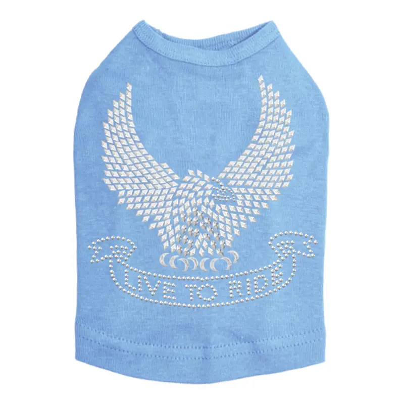 Live to Ride Eagle - Dog Tank