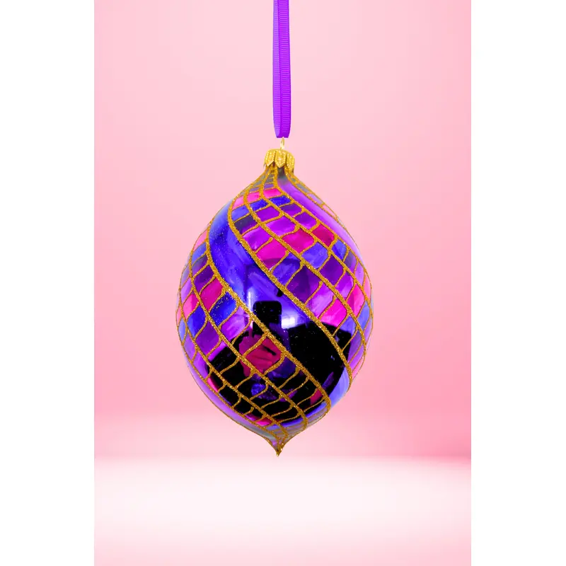 Winning Streak Spinner Glass Ornament