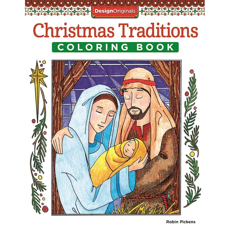 Christmas Traditions Coloring Book
