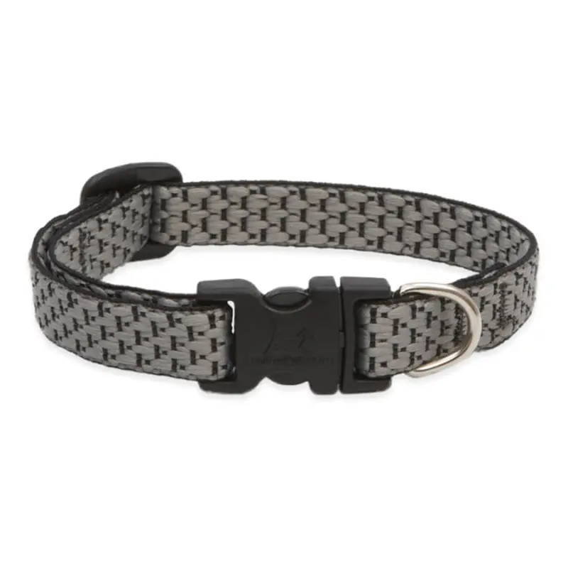 Lupine Pet Dog  1/2 In Wide 10-16 In Adjustable Collar Eco Granite