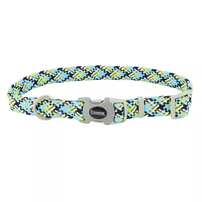 Coastal Pro Active Adjustable Woven Reflective Dog Collar S/M North Sky Net