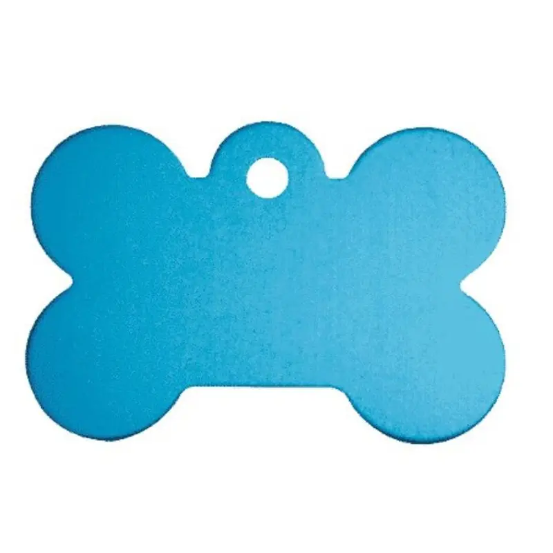 Pet Tag Bone Small Turquoise