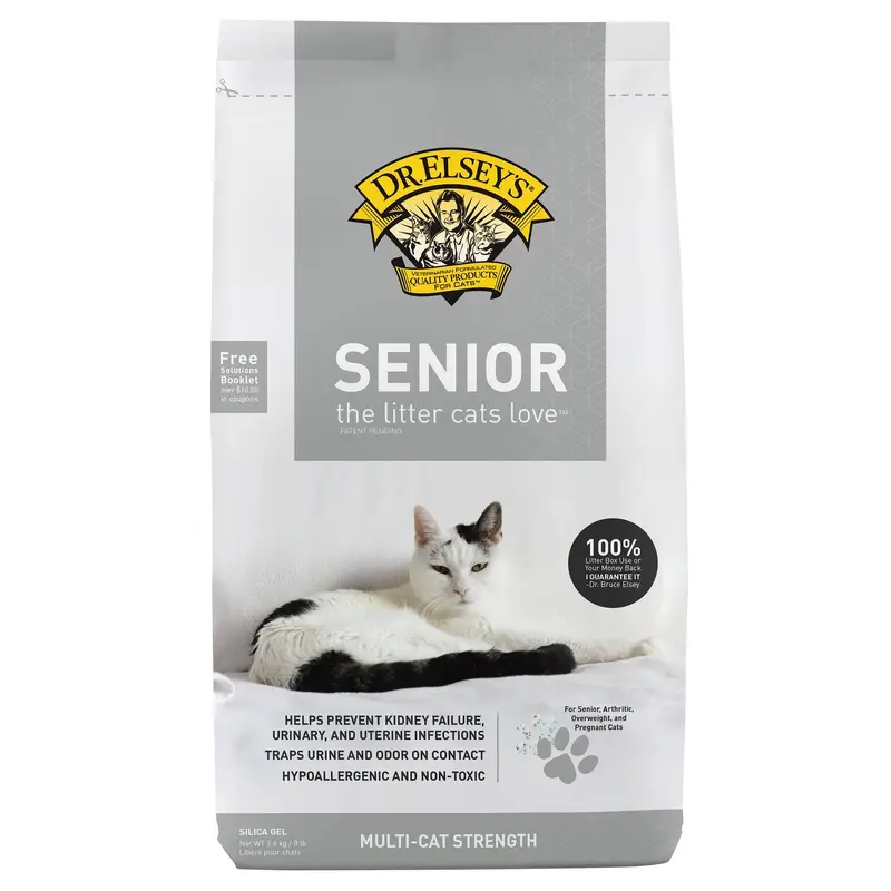 Dr. Elsey's Precious Cat Silica Crystal Senior Cat Litter 8lb