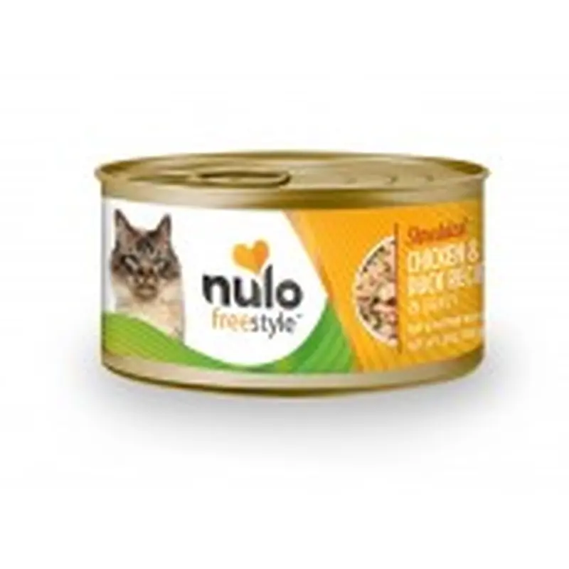 Nulo FreeStyle Shredded Beef & Rainbow Trout Canned Cat Food, 3 oz