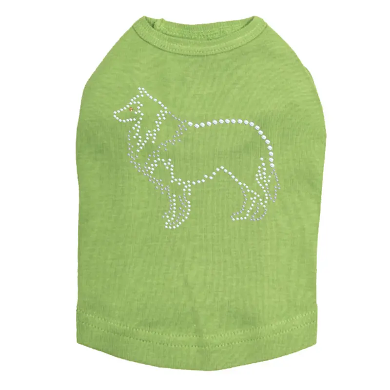 Collie Outline - Dog Tank