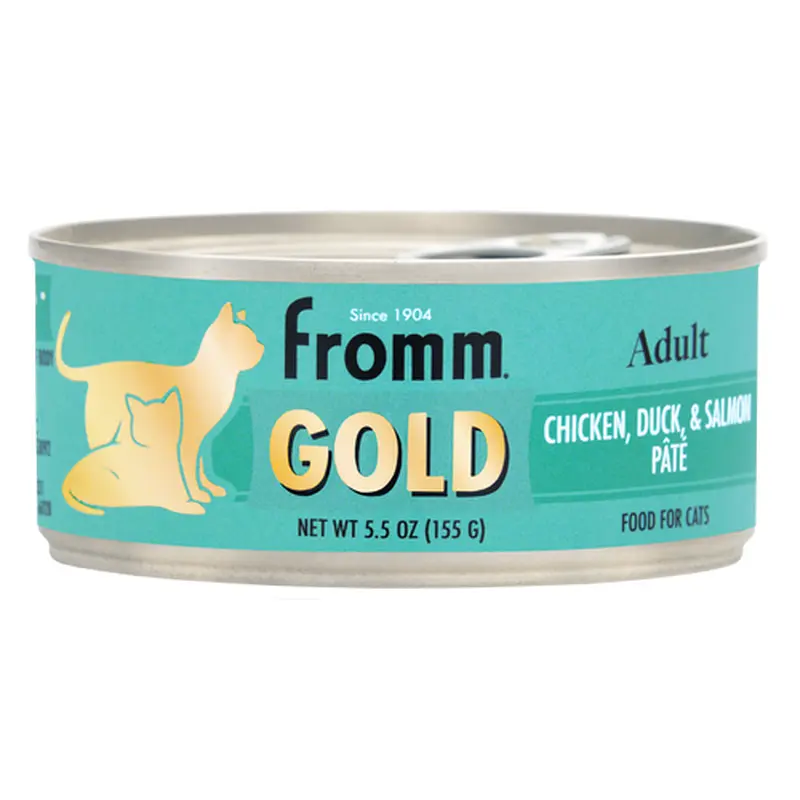 Fromm Gold Adult Chicken, Duck, & Salmon Pt Cat Food 3oz