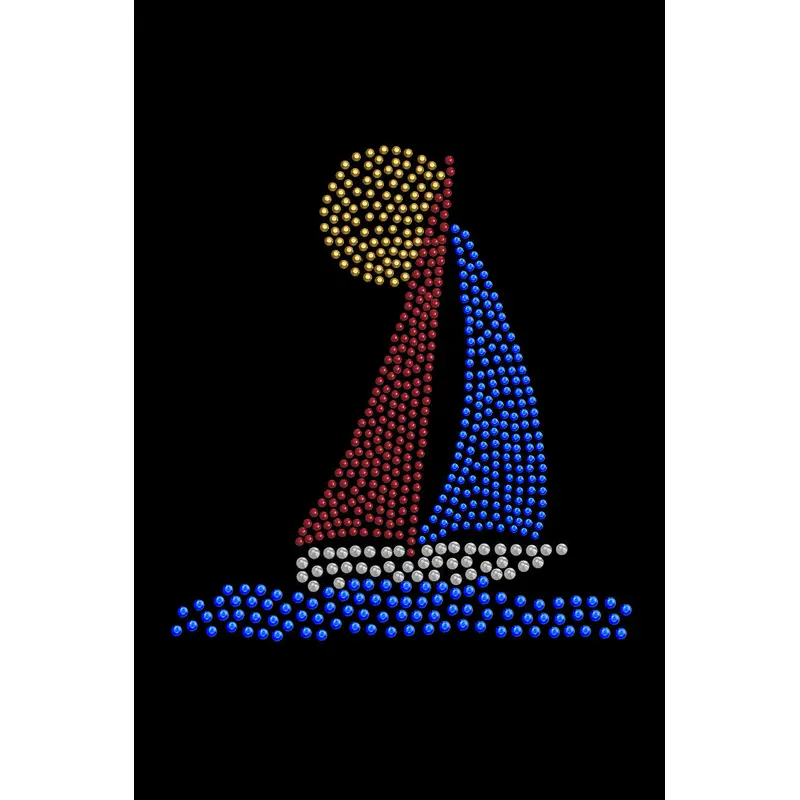 Sailboat (Rhinestud)  - Bandanna