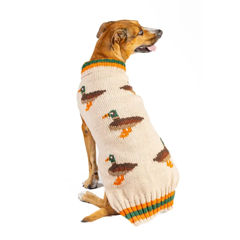 Lucky Duck Dog Sweater
