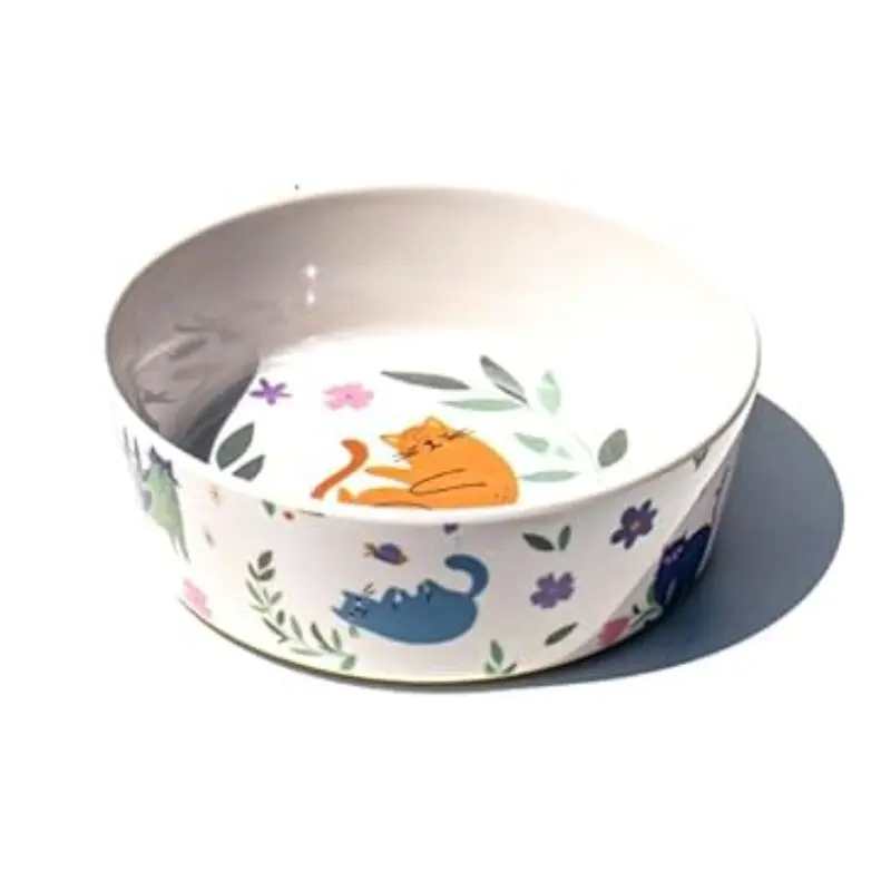 Abode Flower Cat Bowl
