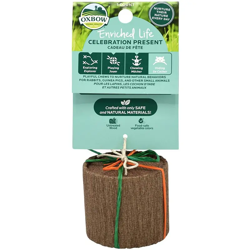 Oxbow Enriched Life Celebration Present Small Animal Toy