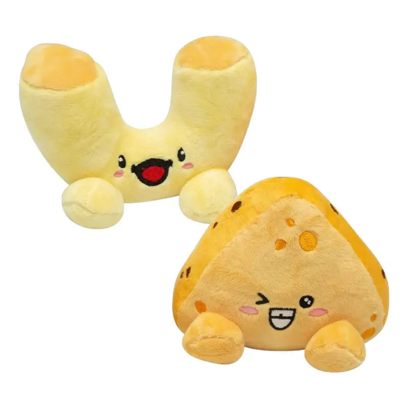 Snugarooz Buddies Mac N' Cheese Dog Toys 2 Pack