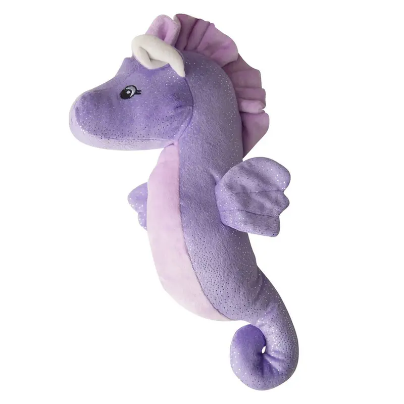 Snugarooz Pet Shelly the Sea Horse 17" Purple Dog Toy