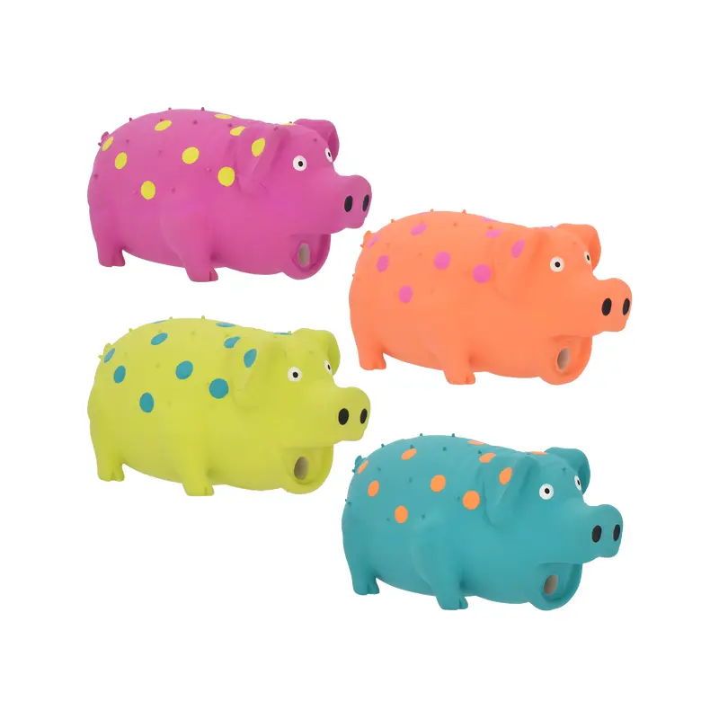 Multipet Latex Dog Toy Globlets 4in Assorted