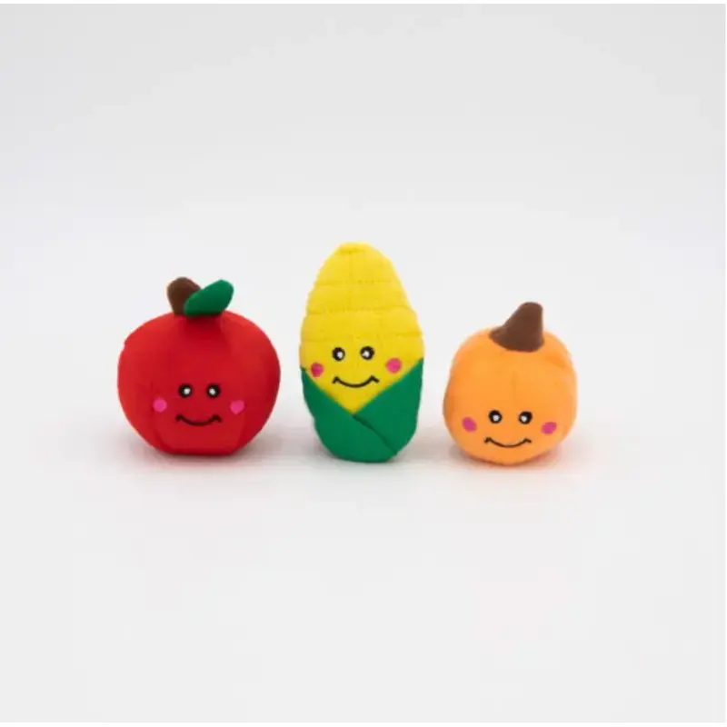 Zippy Paws Miniz Fall Harvest 3 pk
