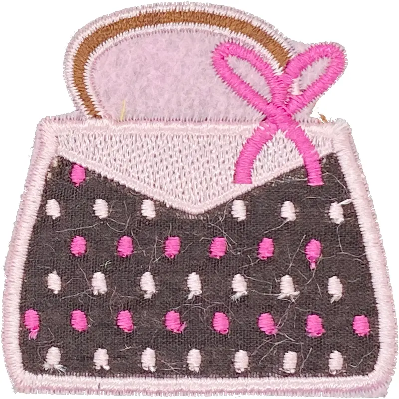 Pink Dot Purse - Patch