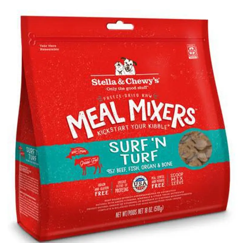 Stella & Chewy's Freeze Dried Surf & Turf Meal Mixers Dog Food