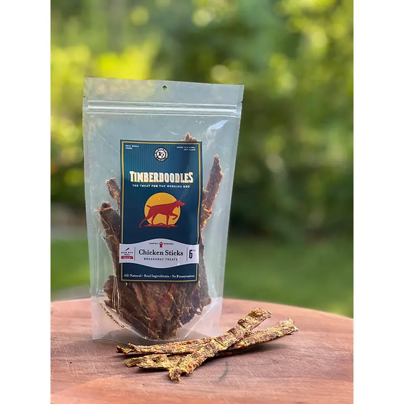 Timberdoodles Chicken Veggie Sticks for Dogs 6oz
