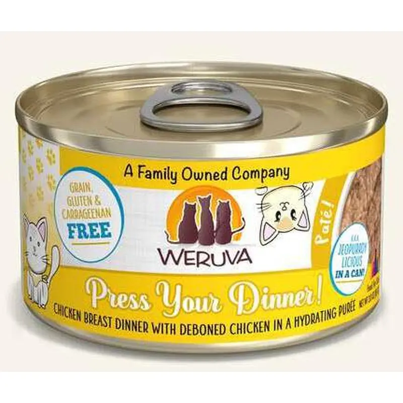Weruva Cat Classic Can Pate Chicken Press Your Dinner