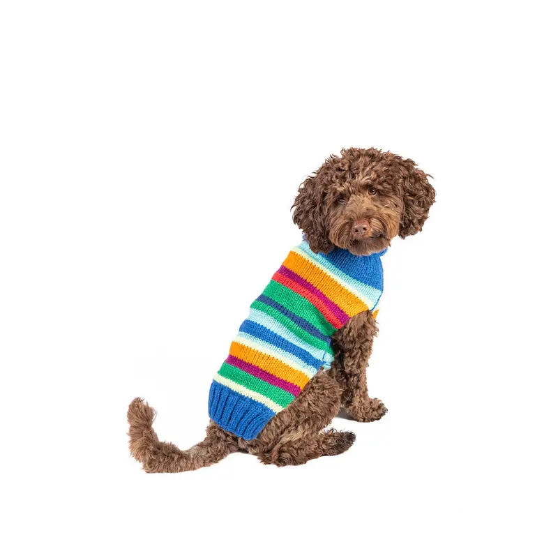 Alpaca Royal Stripe Dog Sweater