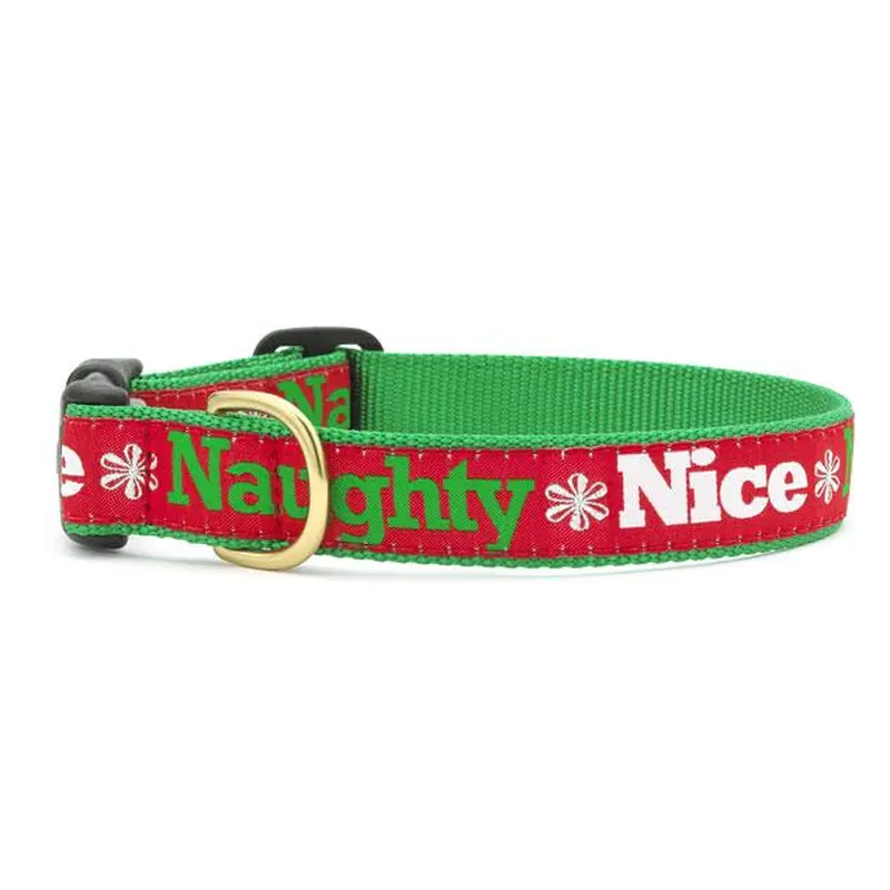 Naughty and Nice Dog Collar