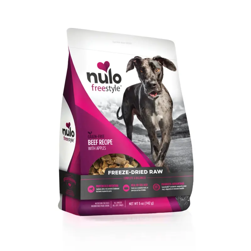 Nulo Freestyle Freeze-Dried Raw Beef with Apples