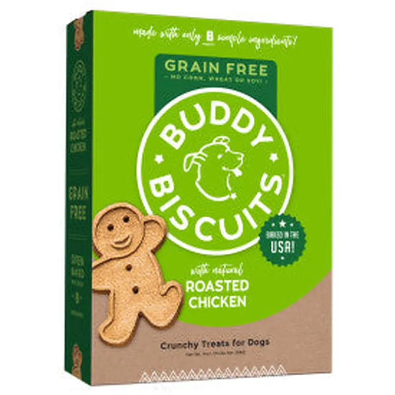 Cloud Star Buddy Biscuits Crunchy Grain Free Dog Treats, Chicken, 14 oz. Box