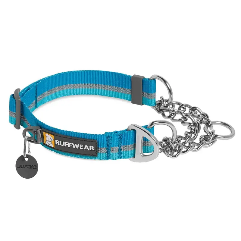 Ruffwear Chain Reaction Martingale Dog Collar Blue Dusk Medium