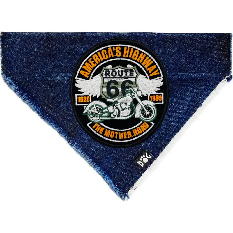 America's Highway Denim Bandana