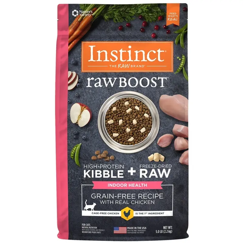 Instinct Raw Boost Indoor Grain-Free Real Chicken Dry Cat Food