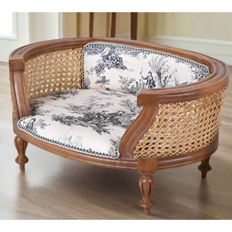 Luxury French-Style Pet Bed