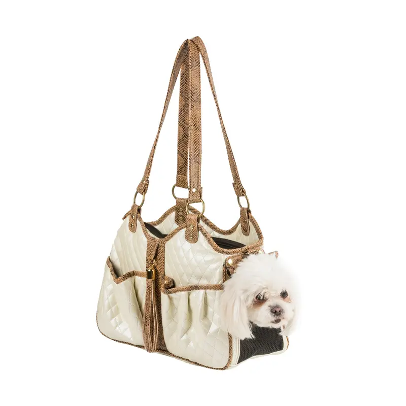 Metro - Ivory Quilted With Tassel