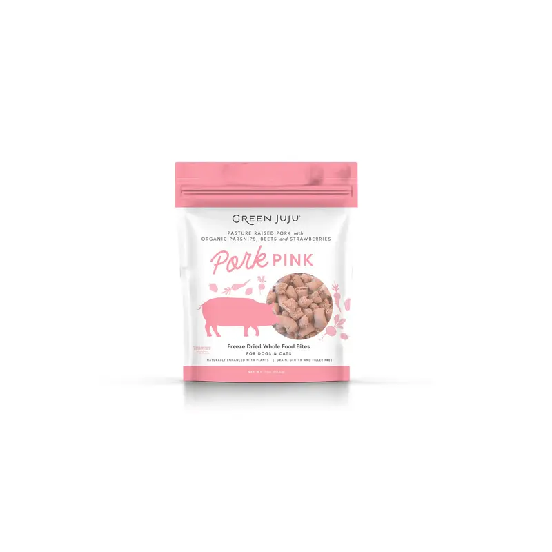 Green Juju Freeze Dried Pork Pink Whole Food Bites (7.5OZ)