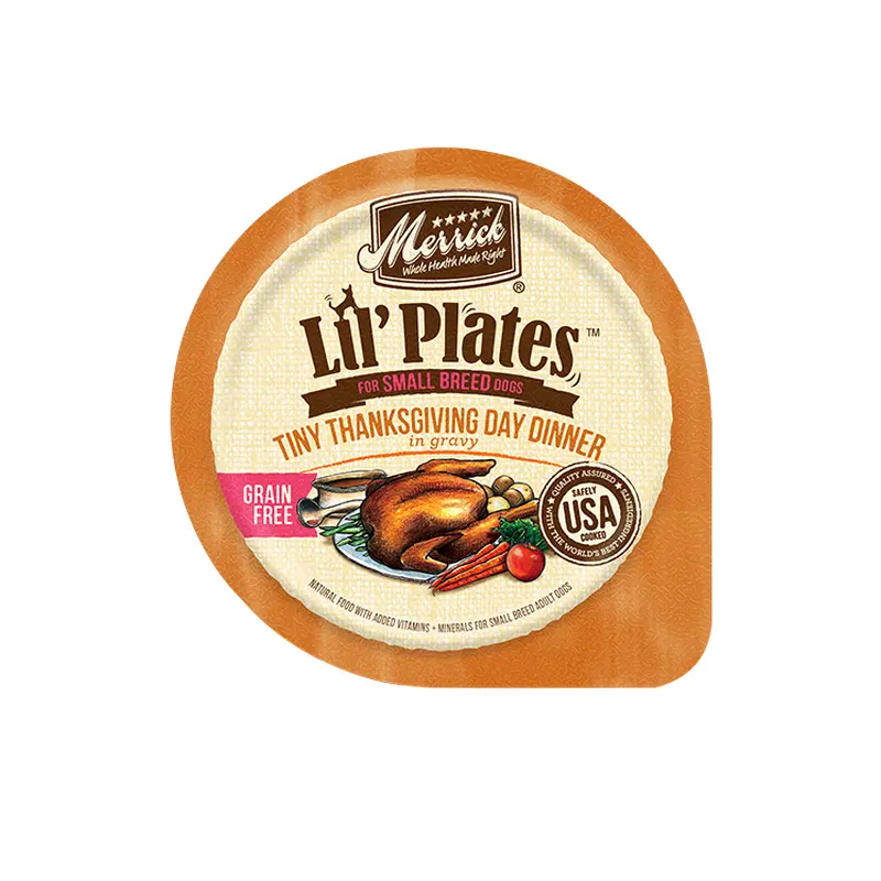 Merrick Lil Plates Grain Free Tiny Thanksgiving Dinner Wet Dog Food (3.5oz)