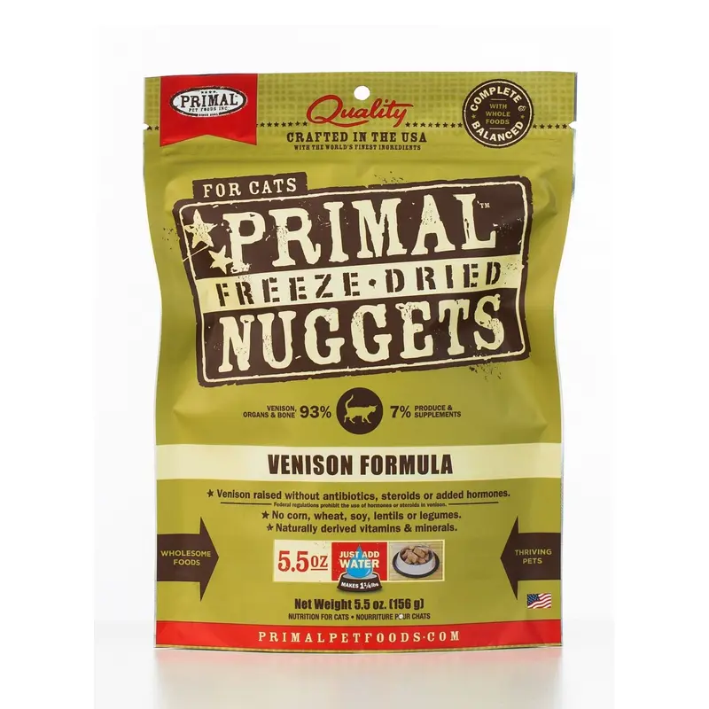 Primal Cat Freeze-Dried Venison Formula