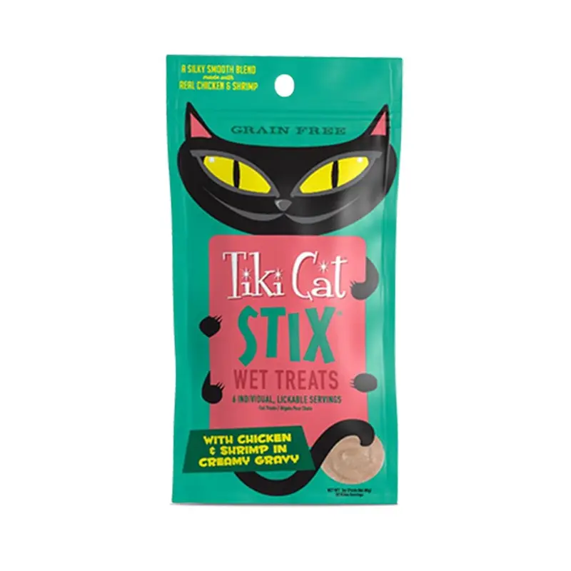 Tiki Cat Stix Chicken Shrimp Cat Treats 6Pk