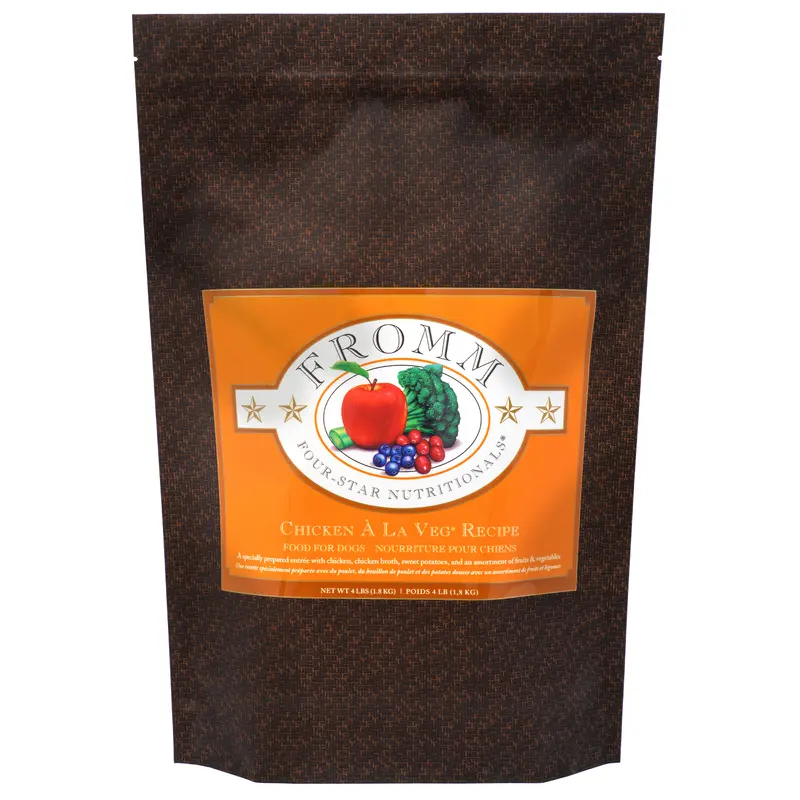 Fromm Four-Star Nutritionals  Chicken  La Veg Recipe Food for Dogs 4 lb