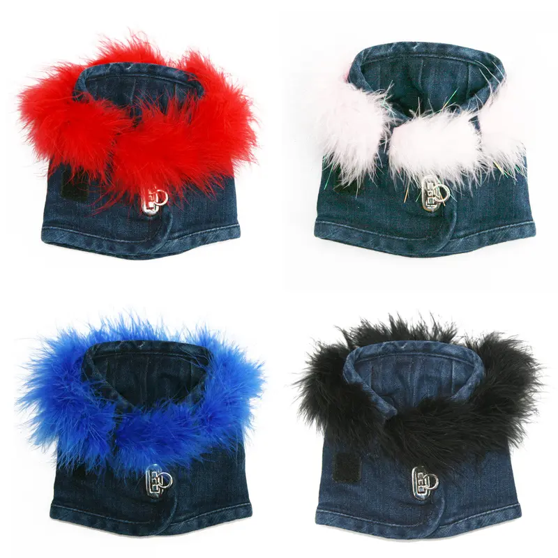 The Hollywood Boa Collars (Harness Vest Sold Separately)