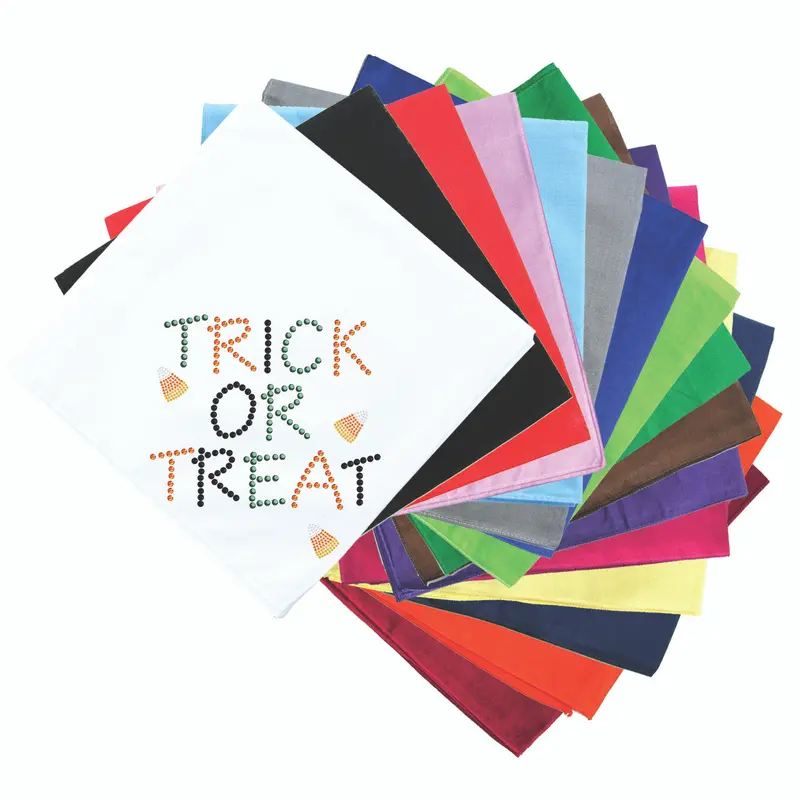 Trick or Treat with Candy Corn Bandanna
