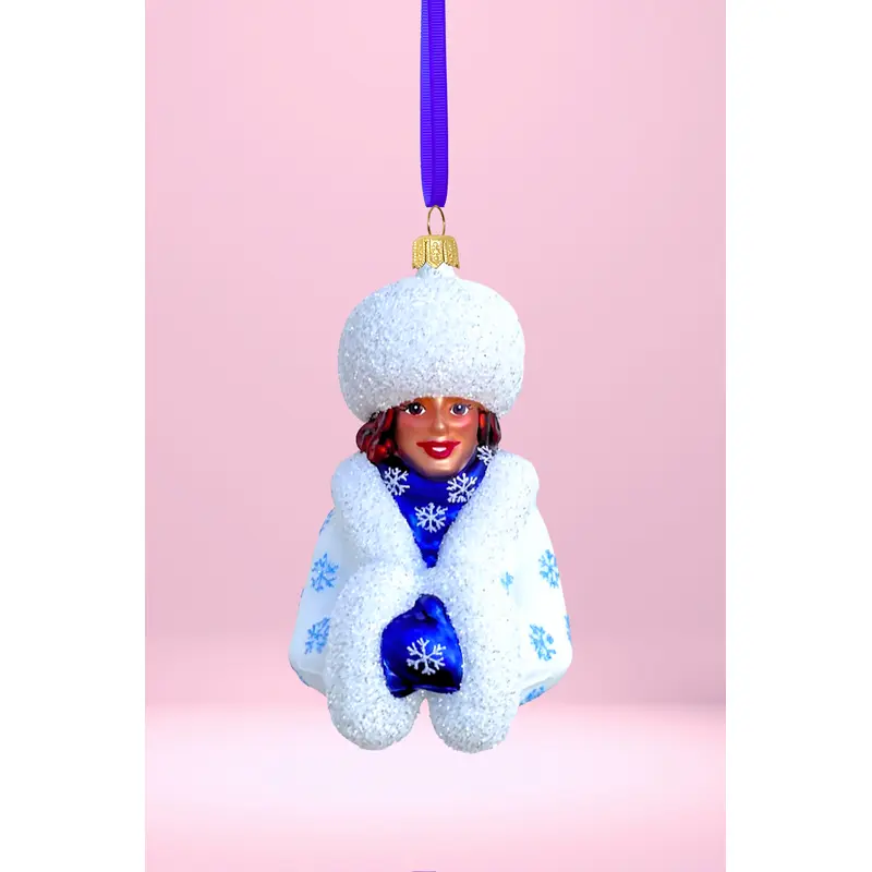 Corinna Glass Christmas Ornament
