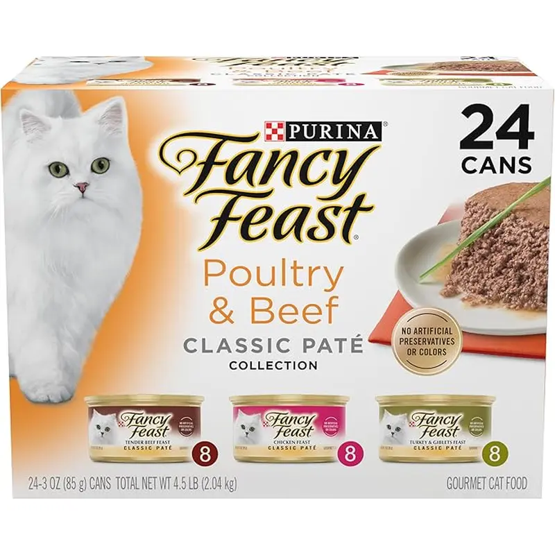 Fancy Feast Classic Pate Variety 3oz 24Ct