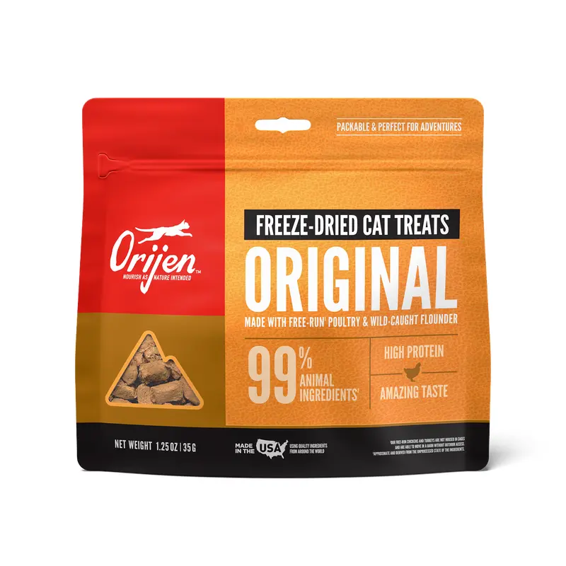Orijen Original Freeze-Dried Cat Treats 1.25 oz.