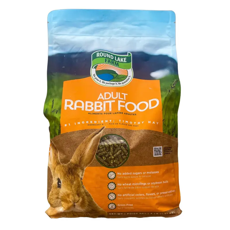 Round Lake Farm Adult Rabbit Food 8lb