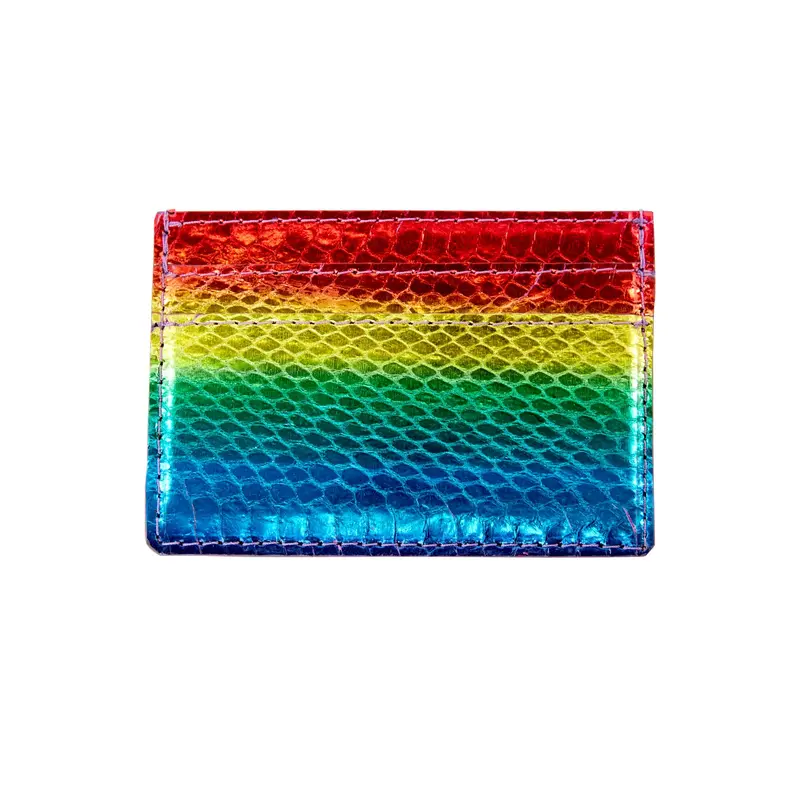 Pride Collection Favorite. Rainbow Snake Card Wallet