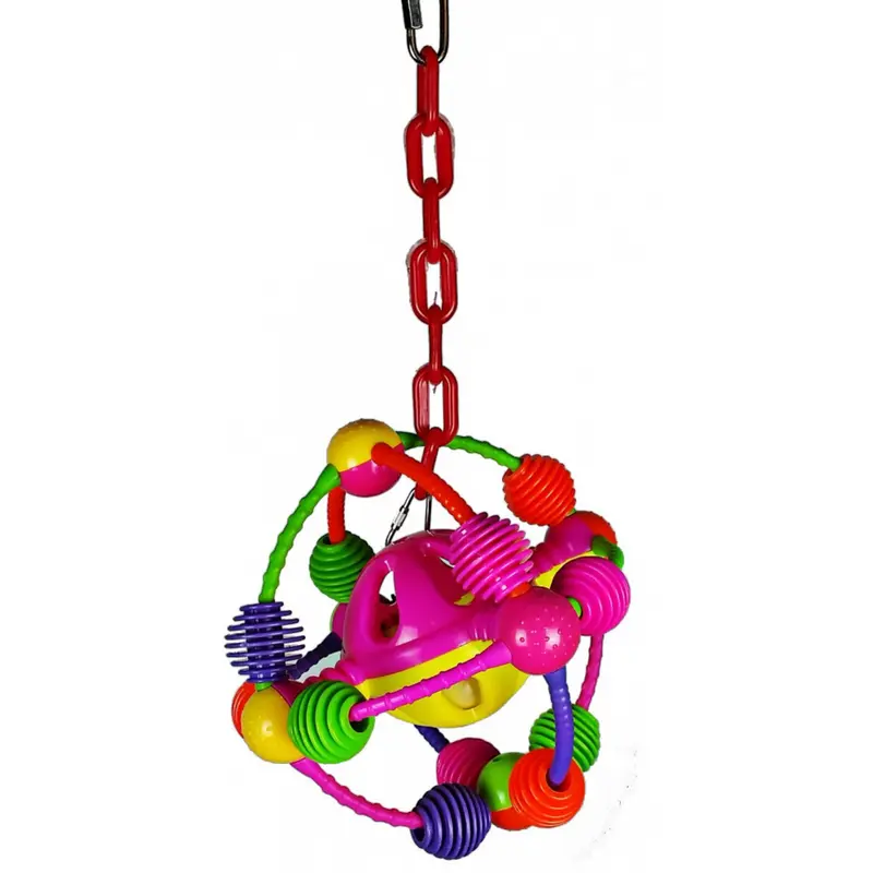 A & E Happy Beaks Space Ball Chain Bird Cage Accessory